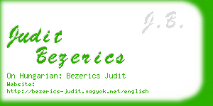 judit bezerics business card